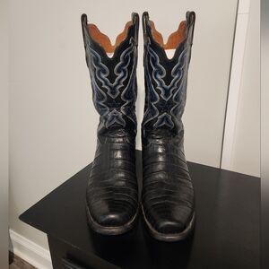 Tony Lama Men's Caiman Signature Series Size 12D Boots